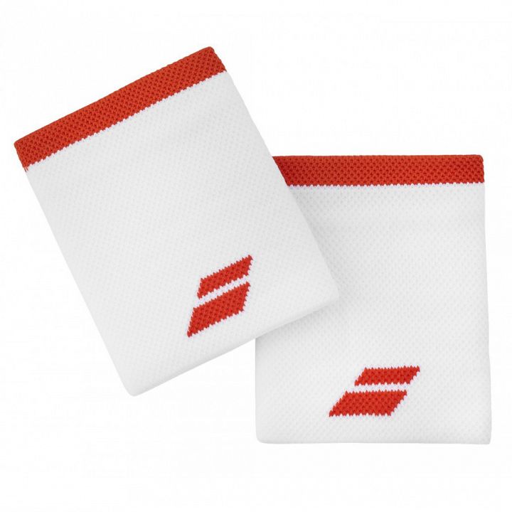 Babolat Jumbo Wristband 2x White / Red